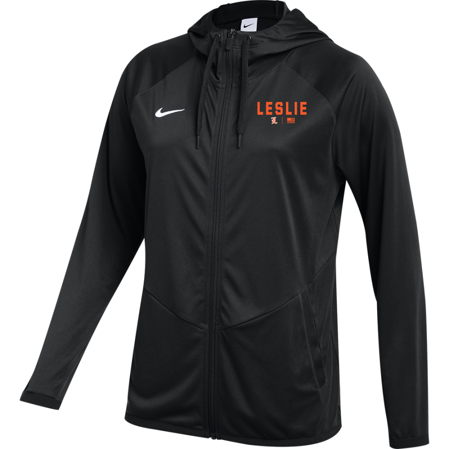 LESLIE HIGH SCHOOL BLACKHAWKS <span class="pdp-name-mascot">LESLIE BLACKHAWKS</span> Nike Women's Relentless Full-Zip Hooded Jacket