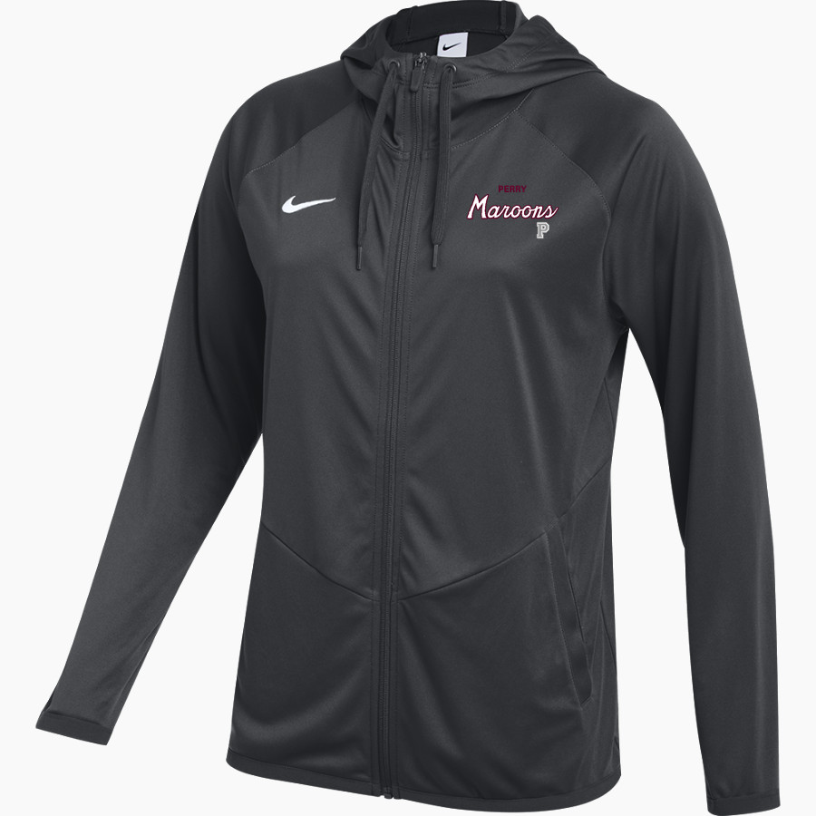 PERRY HIGH SCHOOL MAROONS <span class="pdp-name-mascot">PERRY MAROONS</span> Nike Women's Relentless Full-Zip Hooded Jacket