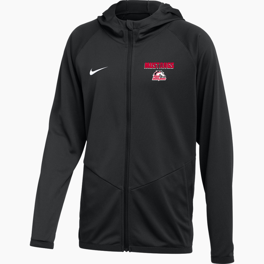 PSA Mustangs official sideline store Nike Youth Relentless Full-Zip Hooded Jacket