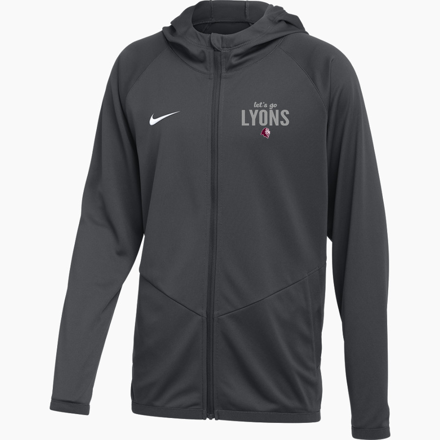 LYONS CENTRAL HIGH SCHOOL LIONS <span class="pdp-name-mascot">LYONS LIONS</span> Nike Youth Relentless Full-Zip Hooded Jacket