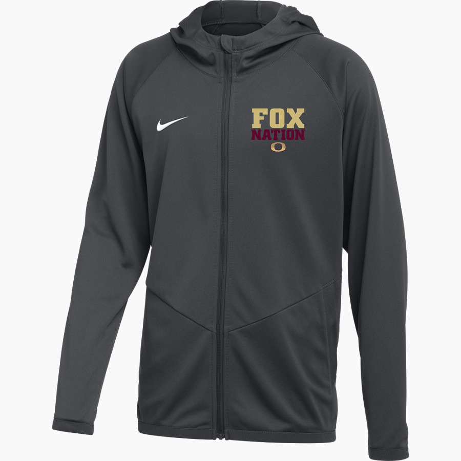 Omro School District Sideline Store <span class="pdp-name-mascot">OMRO FOXES</span> Nike Youth Relentless Full-Zip Hooded Jacket