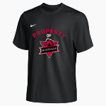 PSA Mustangs official sideline store Nike Men's Team Primary Short Sleeve Tee Front Thumbnail