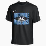 Martinsville Mustangs Mustangs <span class="pdp-name-mascot">Martinsville Mustangs</span> Nike Men's Team Primary Short Sleeve Tee Front Thumbnail