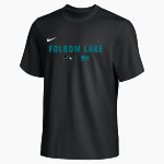 Folsom Lake Falcons Nike Men's Team Primary Short Sleeve Tee Front Thumbnail