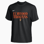 ELMWOOD HIGH SCHOOL TROJANS <span class="pdp-name-mascot">ELMWOOD TROJANS</span> Nike Men's Team Primary Short Sleeve Tee Front Thumbnail