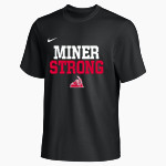 Red Top Miners Nike Men's Team Primary Short Sleeve Tee Front Thumbnail