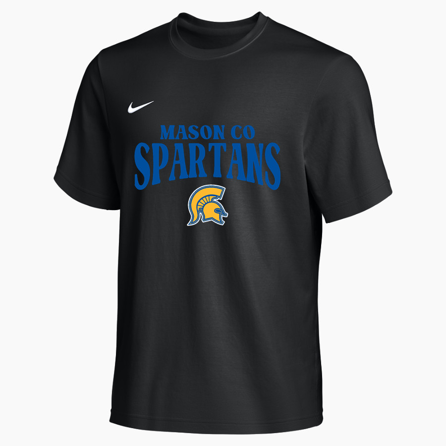 MASON CO CENTRAL HIGH SCHOOL SPARTANS Nike Men's Team Primary Short Sleeve Tee
