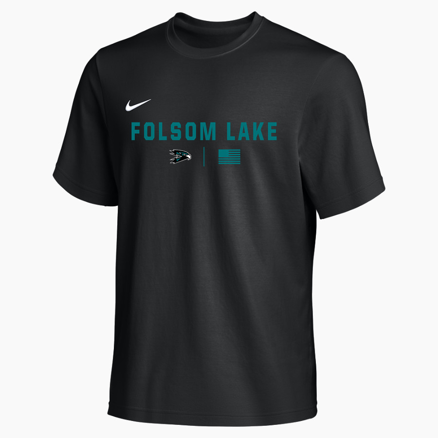 Folsom Lake Falcons Nike Men's Team Primary Short Sleeve Tee