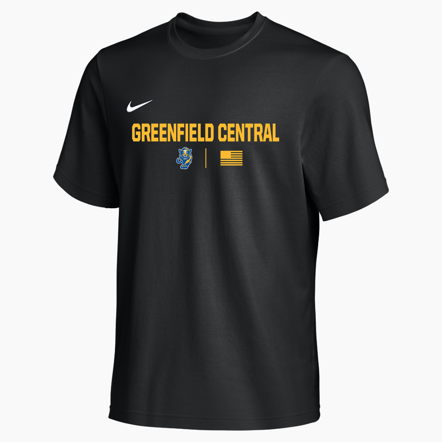 Greenfield Central Cougars Online Store <span class="pdp-name-mascot">Greenfield-Central Cougars</span> Nike Men's Team Primary Short Sleeve Tee