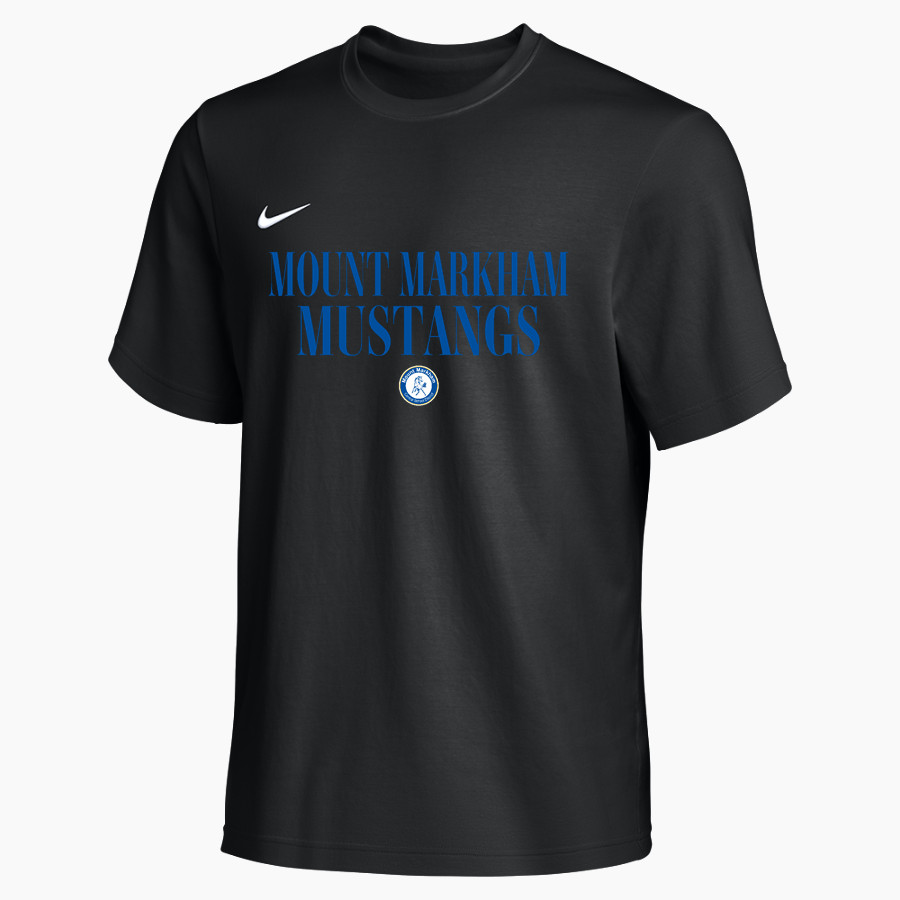 MOUNT MARKHAM HIGH SCHOOL MUSTANGS <span class="pdp-name-mascot">MOUNT MARKHAM MUSTANGS</span> Nike Men's Team Primary Short Sleeve Tee