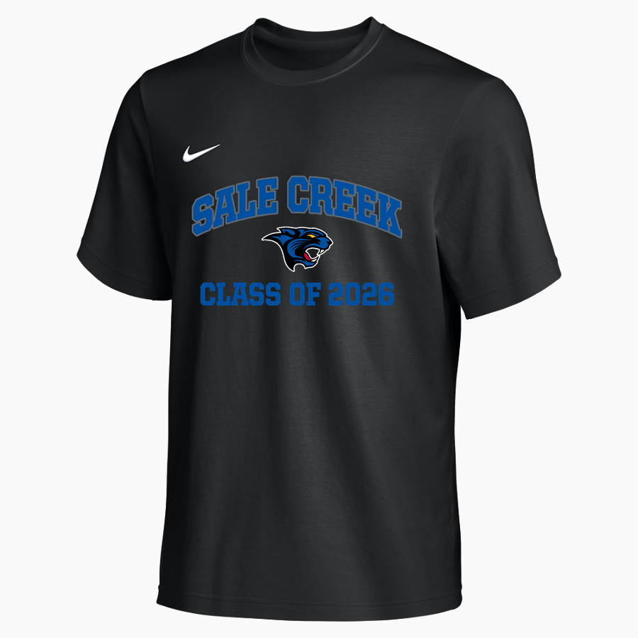 SALE CREEK Panthers Online Store <span class="pdp-name-mascot">SALE CREEK PANTHERS /LADY</span> Nike Men's Team Primary Short Sleeve Tee