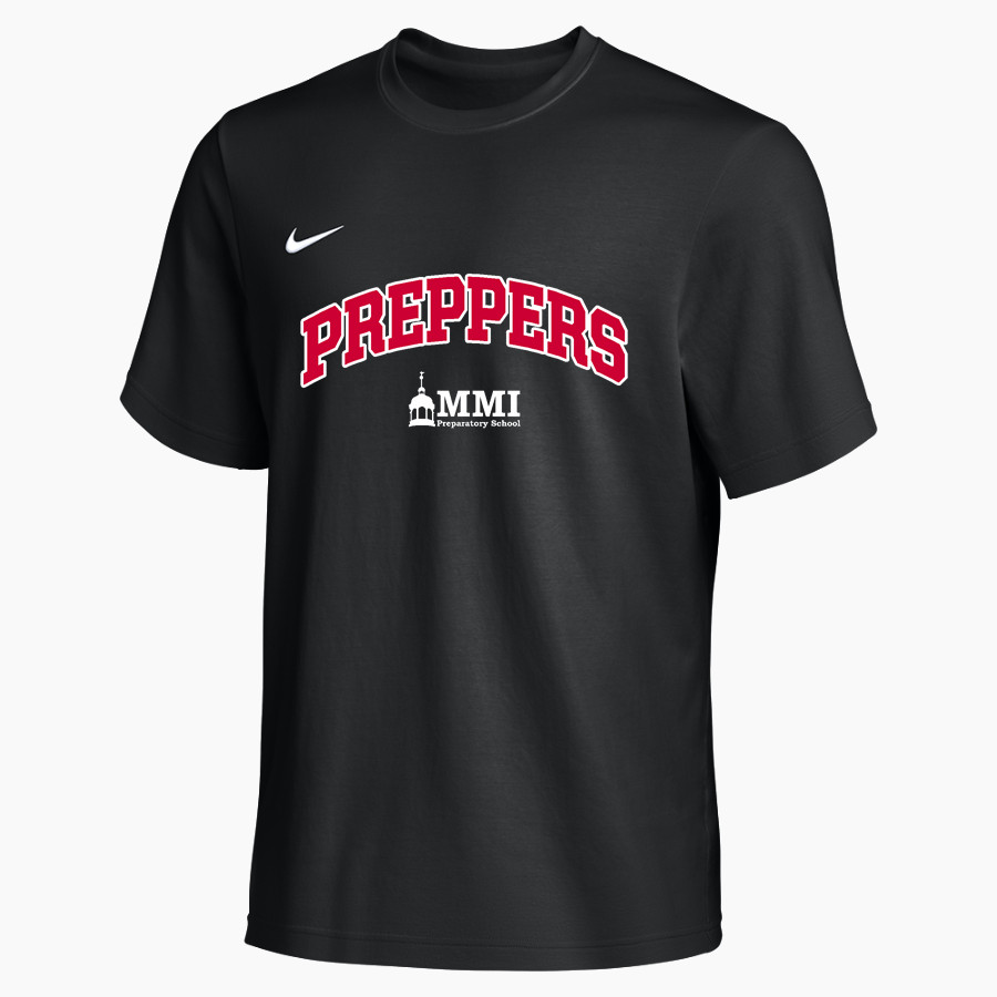 MMI PREPARATORY SCHOOL PREPPERS Nike Men's Team Primary Short Sleeve Tee