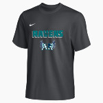 AUBURN RIVERSIDE HIGH SCHOOL RAVENS Nike Men's Team Primary Short Sleeve Tee Front Thumbnail