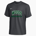 Woods Charter Wolves Nike Men's Team Primary Short Sleeve Tee Front Thumbnail