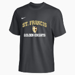 St. FRANCIS HIGH SCHOOL GOLDEN KNIGHTS <span class="pdp-name-mascot">SAINT FRANCIS GOLDEN KNIGHTS</span> Nike Men's Team Primary Short Sleeve Tee Front Thumbnail