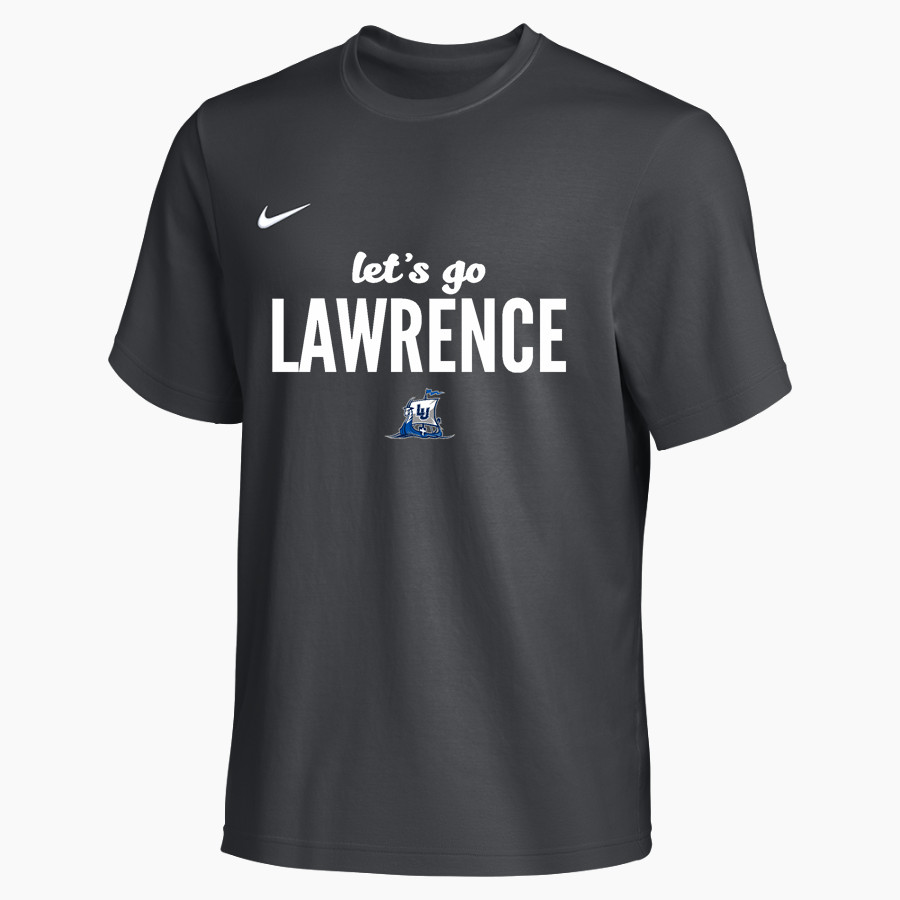 Lawrence University Vikings Online Store Nike Men's Team Primary Short Sleeve Tee