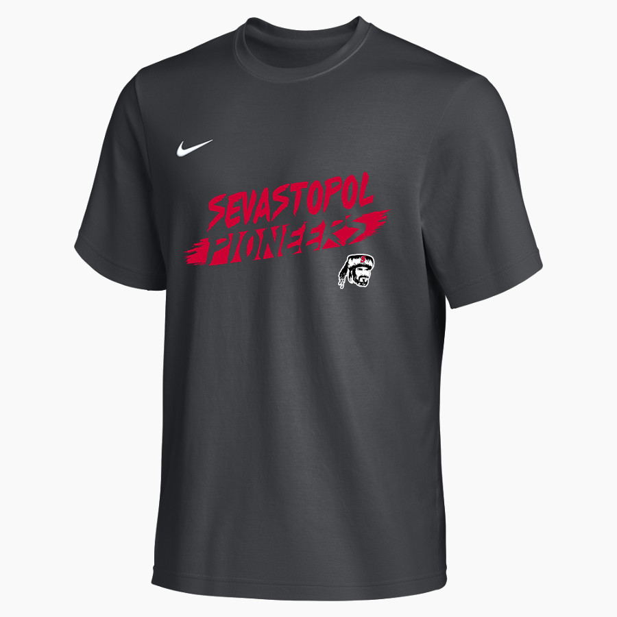 SEVASTOPOL HIGH SCHOOL PIONEERS <span class="pdp-name-mascot">SEVASTOPOL PIONEERS</span> Nike Men's Team Primary Short Sleeve Tee
