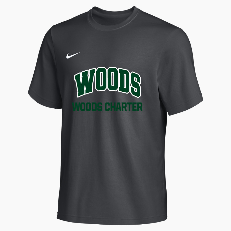Woods Charter Wolves Nike Men's Team Primary Short Sleeve Tee