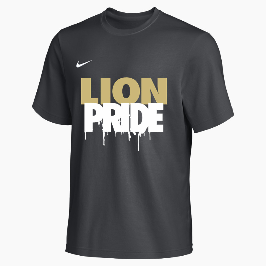 LEVERETTS CHAPEL HIGH SCHOOL LIONS <span class="pdp-name-mascot">LEVERETTS CHAPEL LIONS</span> Nike Men's Team Primary Short Sleeve Tee