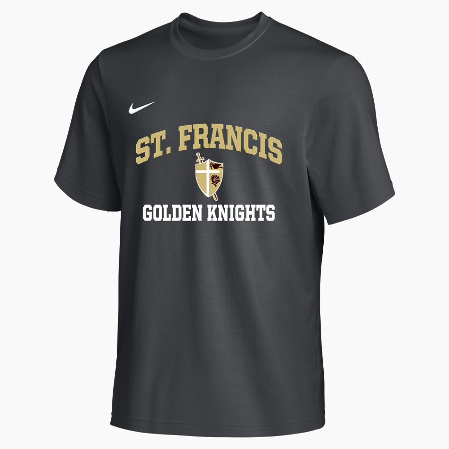 St. FRANCIS HIGH SCHOOL GOLDEN KNIGHTS <span class="pdp-name-mascot">SAINT FRANCIS GOLDEN KNIGHTS</span> Nike Men's Team Primary Short Sleeve Tee