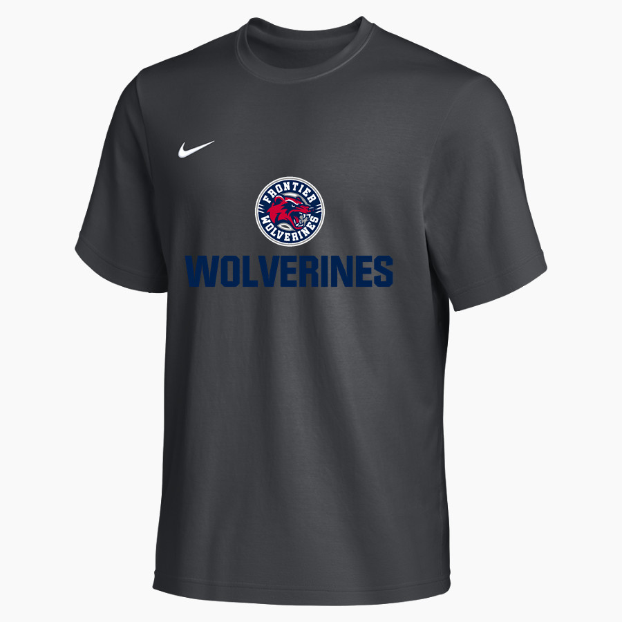 Frontier Academy Wolverines <span class="pdp-name-mascot">Frontier Academy Wolverines</span> Nike Men's Team Primary Short Sleeve Tee