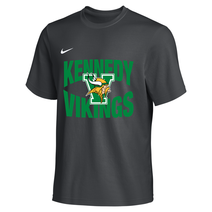 KENNEDY Vikings <span class="pdp-name-mascot">JOHN F KENNEDY MIDDLE SCHOOL Vikings</span> Nike Men's Team Primary Short Sleeve Tee