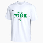 IOWA PARK HIGH SCHOOL HAWKS Nike Men's Team Primary Short Sleeve Tee Front Thumbnail