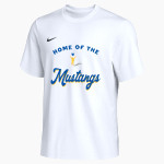 Mountain View Academy Mustangs Nike Men's Team Primary Short Sleeve Tee Front Thumbnail