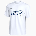 ALPHA OMEGA ACADEMY LIONS <span class="pdp-name-mascot">ALPHA OMEGA ACADEMY LIONS</span> Nike Men's Team Primary Short Sleeve Tee Front Thumbnail