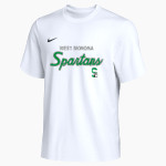 WEST MONONA HIGH SCHOOL SPARTANS Nike Men's Team Primary Short Sleeve Tee Front Thumbnail