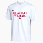 BRUNSWICK R-2 HIGH SCHOOL WILDCATS Nike Men's Team Primary Short Sleeve Tee Front Thumbnail