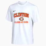 CLINTON HIGH SCHOOL DRAGONS <span class="pdp-name-mascot">CLINTON DRAGONS</span> Nike Men's Team Primary Short Sleeve Tee Front Thumbnail