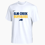 Elm Creek Buffaloes <span class="pdp-name-mascot">Elm Creek Buffaloes</span> Nike Men's Team Primary Short Sleeve Tee Front Thumbnail