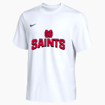 SANTA MARIA HIGH SCHOOL SAINTS Nike Men's Team Primary Short Sleeve Tee Front Thumbnail