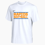 Rapids Softball Rapids Softball <span class="pdp-name-mascot">Rapids Softball</span> Nike Men's Team Primary Short Sleeve Tee Front Thumbnail