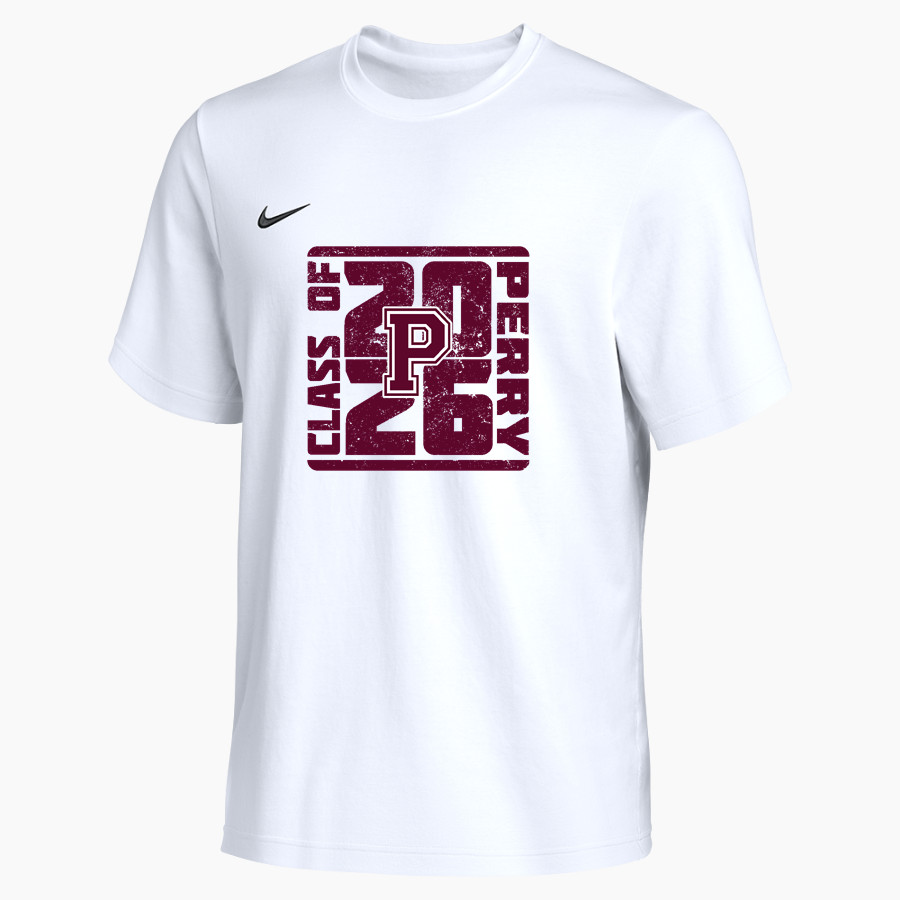PERRY HIGH SCHOOL MAROONS <span class="pdp-name-mascot">PERRY MAROONS</span> Nike Men's Team Primary Short Sleeve Tee