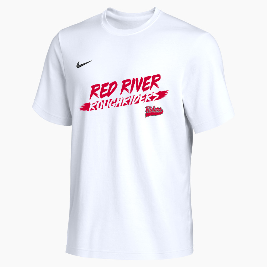 RED RIVER HIGH SCHOOL ROUGHRIDERS <span class="pdp-name-mascot">RED RIVER ROUGHRIDERS</span> Nike Men's Team Primary Short Sleeve Tee