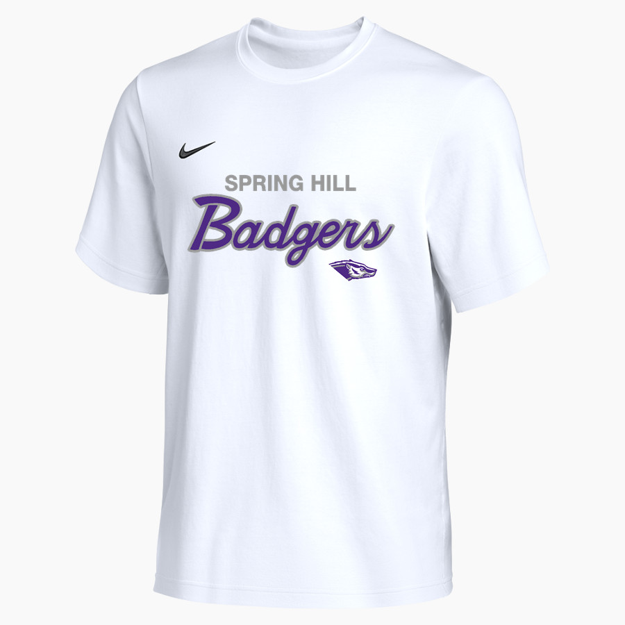 Spring Hill Badgers <span class="pdp-name-mascot">Spring Hill Badgers</span> Nike Men's Team Primary Short Sleeve Tee