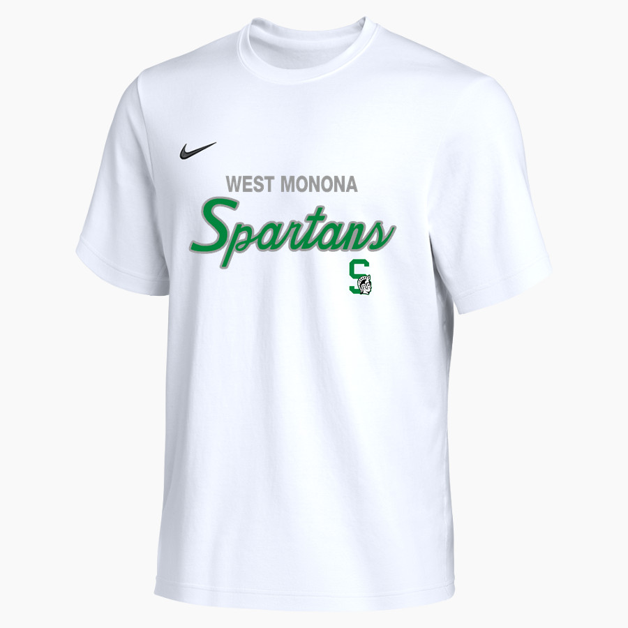 WEST MONONA HIGH SCHOOL SPARTANS Nike Men's Team Primary Short Sleeve Tee