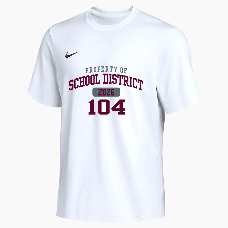 School District 104 District 104 <span class="pdp-name-mascot">Cook County 104 District 104</span> Nike Men's Team Primary Short Sleeve Tee