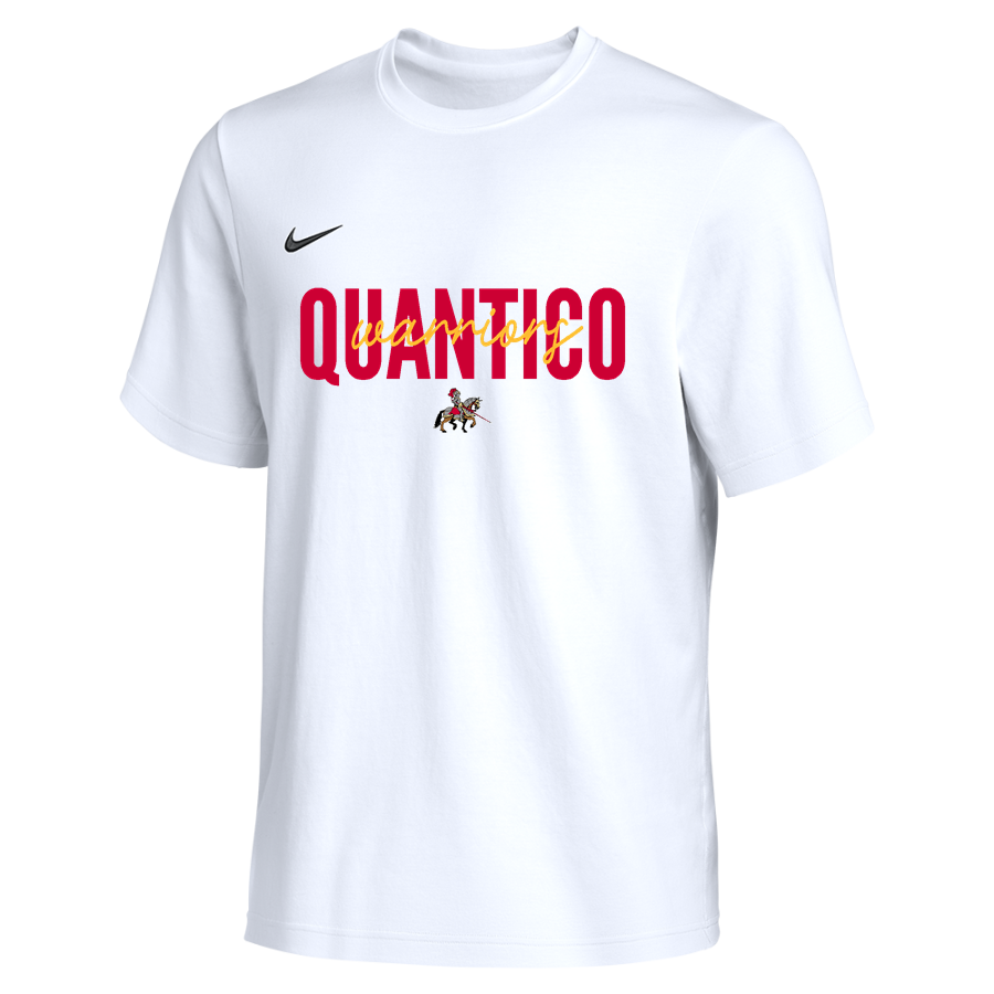 QUANTICO HIGH SCHOOL WARRIORS <span class="pdp-name-mascot">QUANTICO WARRIORS</span> Nike Men's Team Primary Short Sleeve Tee