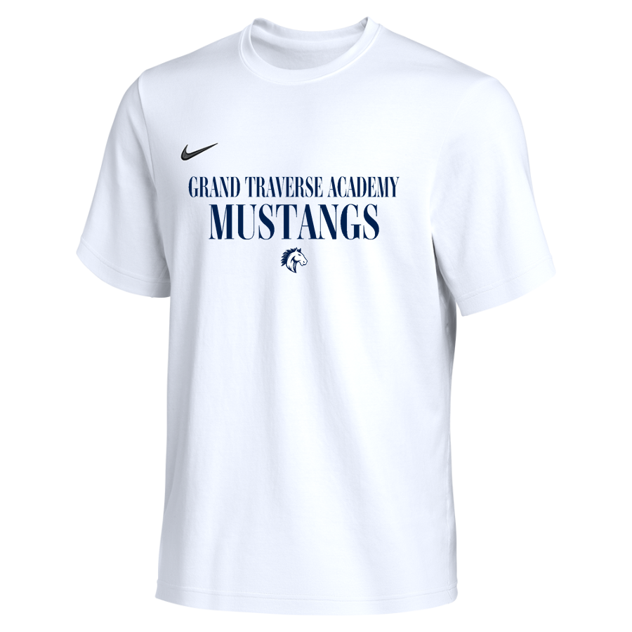 Grand Traverse Academy Mustangs <span class="pdp-name-mascot">Grand Traverse Academy Mustangs</span> Nike Men's Team Primary Short Sleeve Tee
