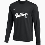 Westerly Bulldogs Nike Men's Team Primary Long Sleeve Tee Front Thumbnail