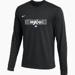 VISTA DEL LAGO HIGH SCHOOL EAGLES <span class="pdp-name-mascot">VISTA DEL LAGO EAGLES</span> Nike Men's Team Primary Long Sleeve Tee Front Thumbnail