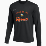 Hornung Elementary Hornets <span class="pdp-name-mascot">Hornung Elementary Hornets</span> Nike Men's Team Primary Long Sleeve Tee Front Thumbnail
