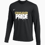 Bishop Heelan Crusaders <span class="pdp-name-mascot">Bishop HC</span> Nike Men's Team Primary Long Sleeve Tee Front Thumbnail