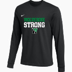 WESTWOOD HIGH SCHOOL WOLVERINES <span class="pdp-name-mascot">WESTWOOD WOLVERINES</span> Nike Men's Team Primary Long Sleeve Tee Front Thumbnail