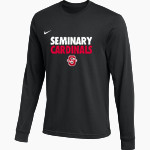Seminary Cardinals <span class="pdp-name-mascot">Seminary Cardinals</span> Nike Men's Team Primary Long Sleeve Tee Front Thumbnail