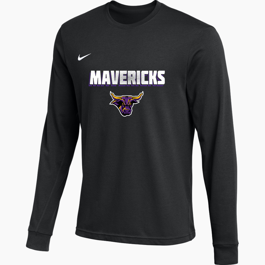 Minnesota State University Mankato <span class="pdp-name-mascot">Minnesota State Mavericks</span> Nike Men's Team Primary Long Sleeve Tee
