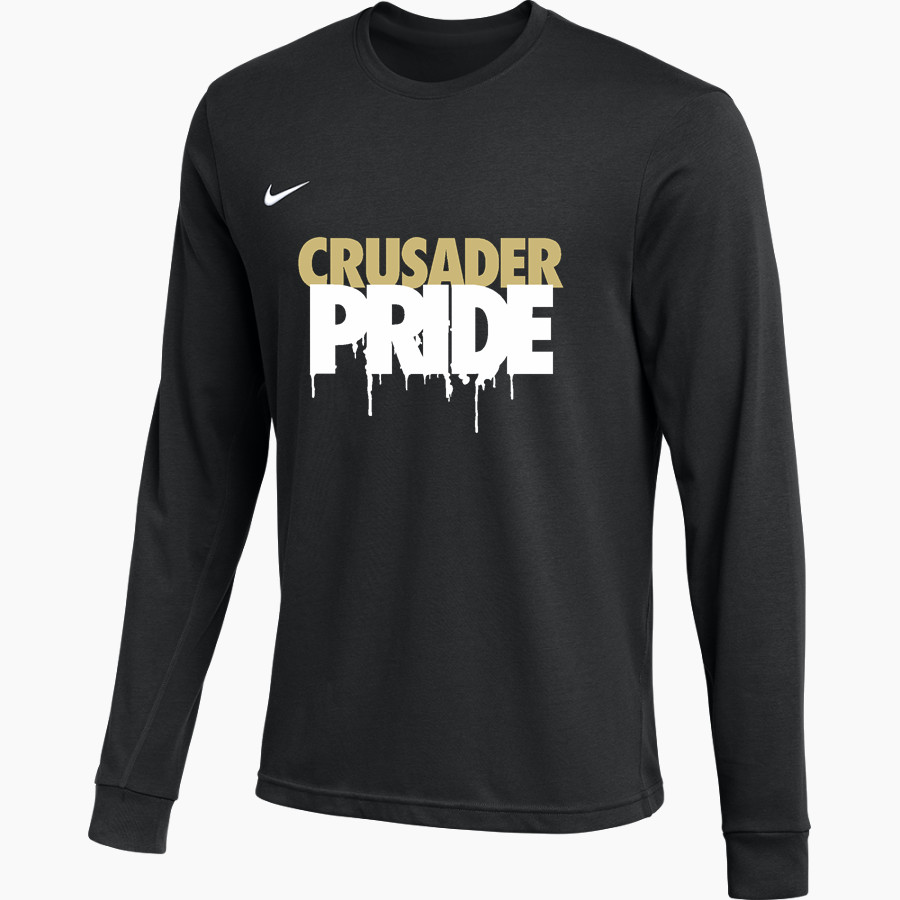 Bishop Heelan Crusaders <span class="pdp-name-mascot">Bishop HC</span> Nike Men's Team Primary Long Sleeve Tee
